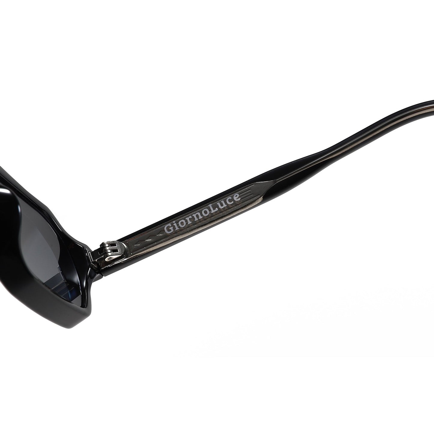 GiornoLuce – Hexagon Black Sunglasses